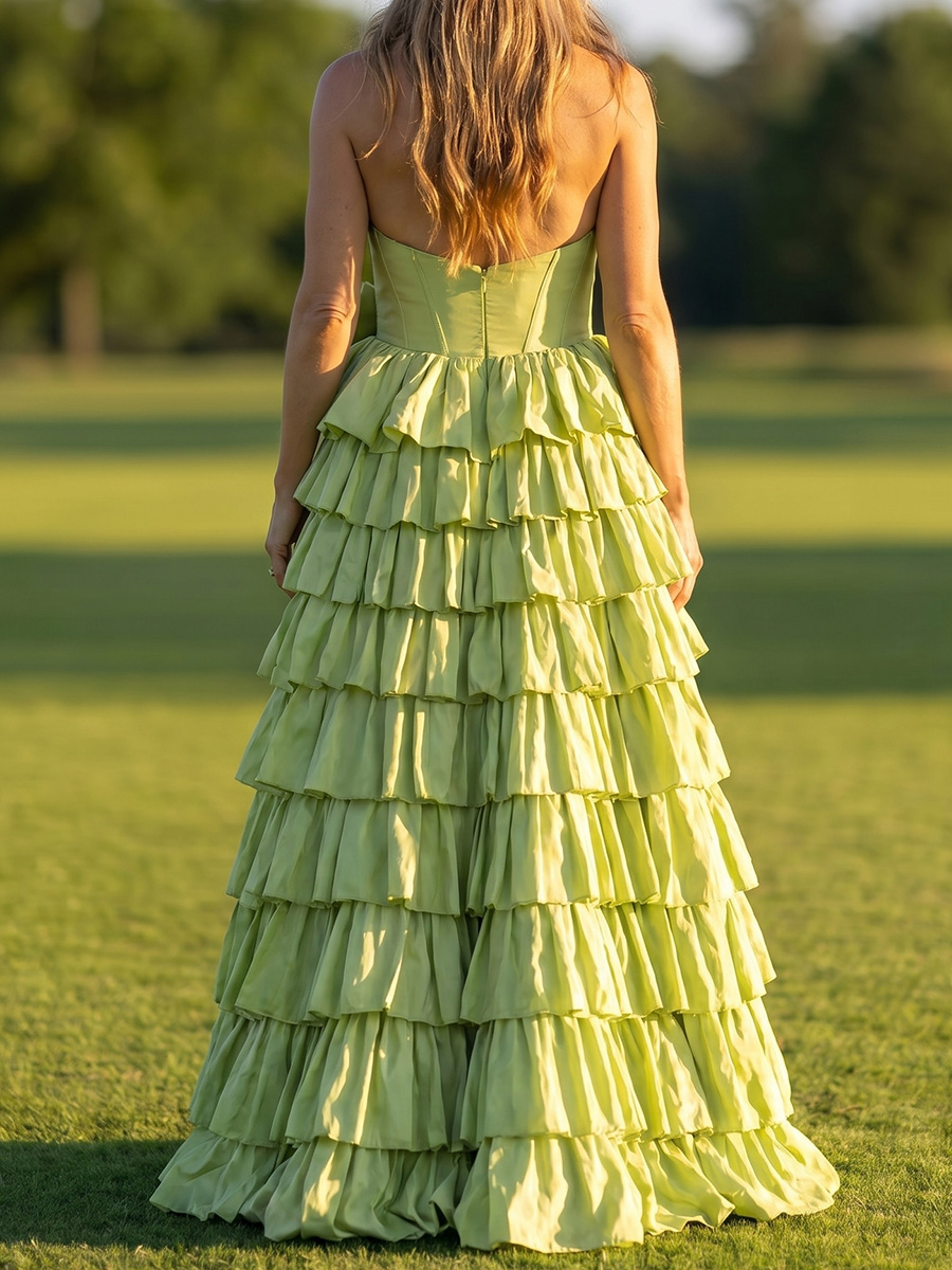 A-line/Princess V-neck Ruffles Floor-Length Chiffon Mother of the Bride Dresses