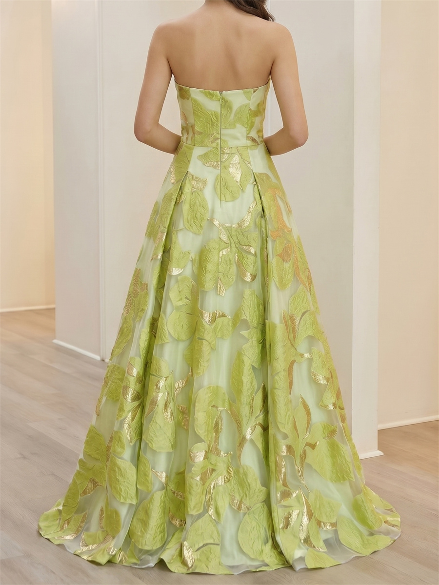 A-line/Princess Straight Flower Floor-Length Mother of the Bride Dresses