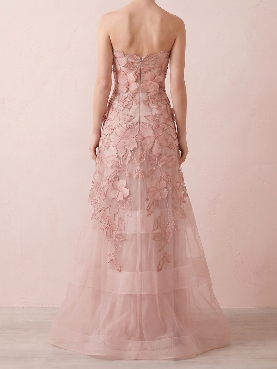 A-line/Princess Straight Flower Floor-Length Lace Mother of the Bride Dresses