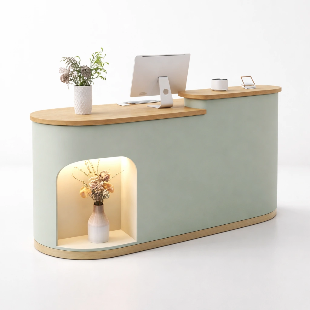 Empfangstheke modern mit Beleuchtung