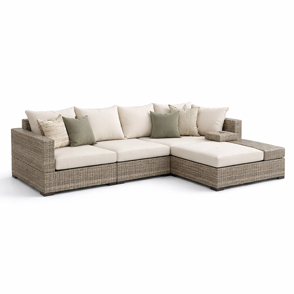 Sofa 2 Sitzer mit Metallrahmen