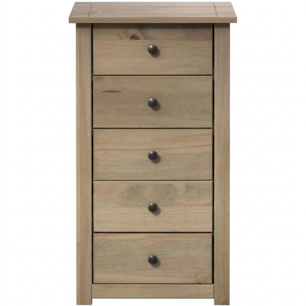 Cómoda de Madera Maciza de Pino para Habitación Natural