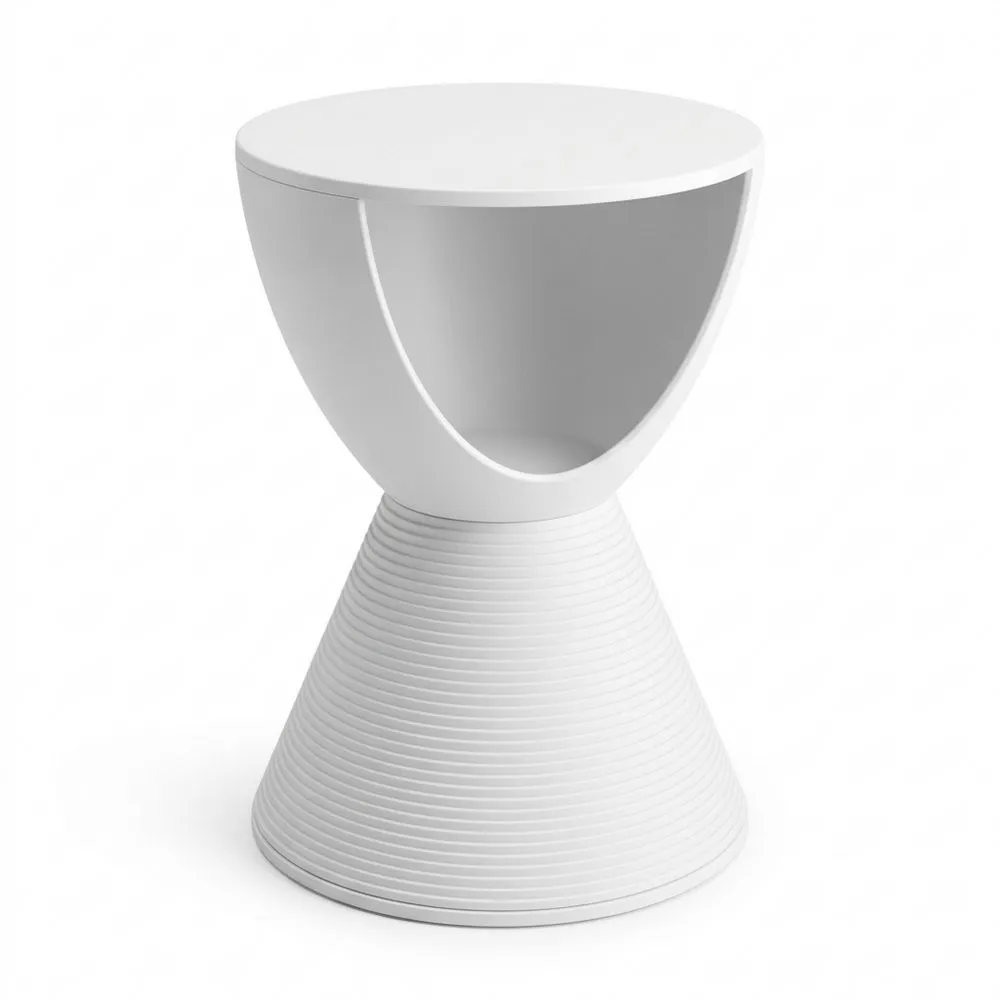 Estantería Moderna en Blanco Cera, 30 x 43 x 44 cm