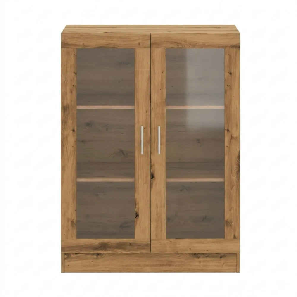 Armario de Madera Roble 82.5x30.5x115 cm, Estantería, Almacenamiento
