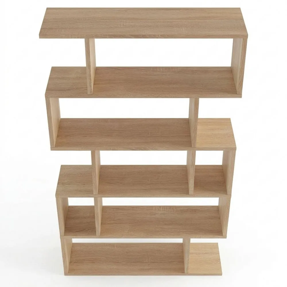 Estantería alta en roble canadiense 192x80x24 cm