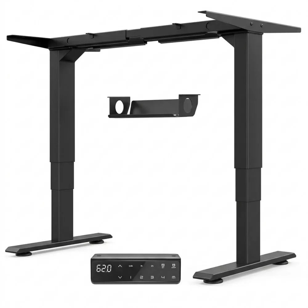 Escritorio de Pie Ajustable en Altura con Motor Dual y Memoria Inteligente