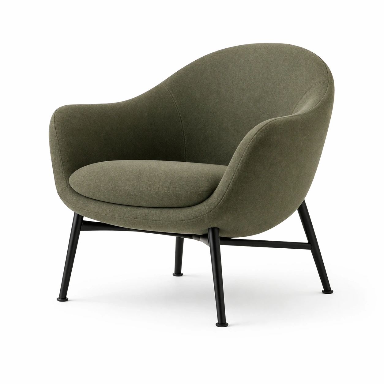 Sessel metallbeinen grün-NESTKORA