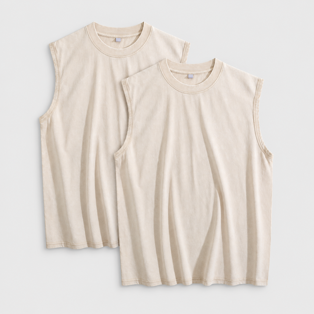  2 Pack‘s Multi-color Washed T-shirt