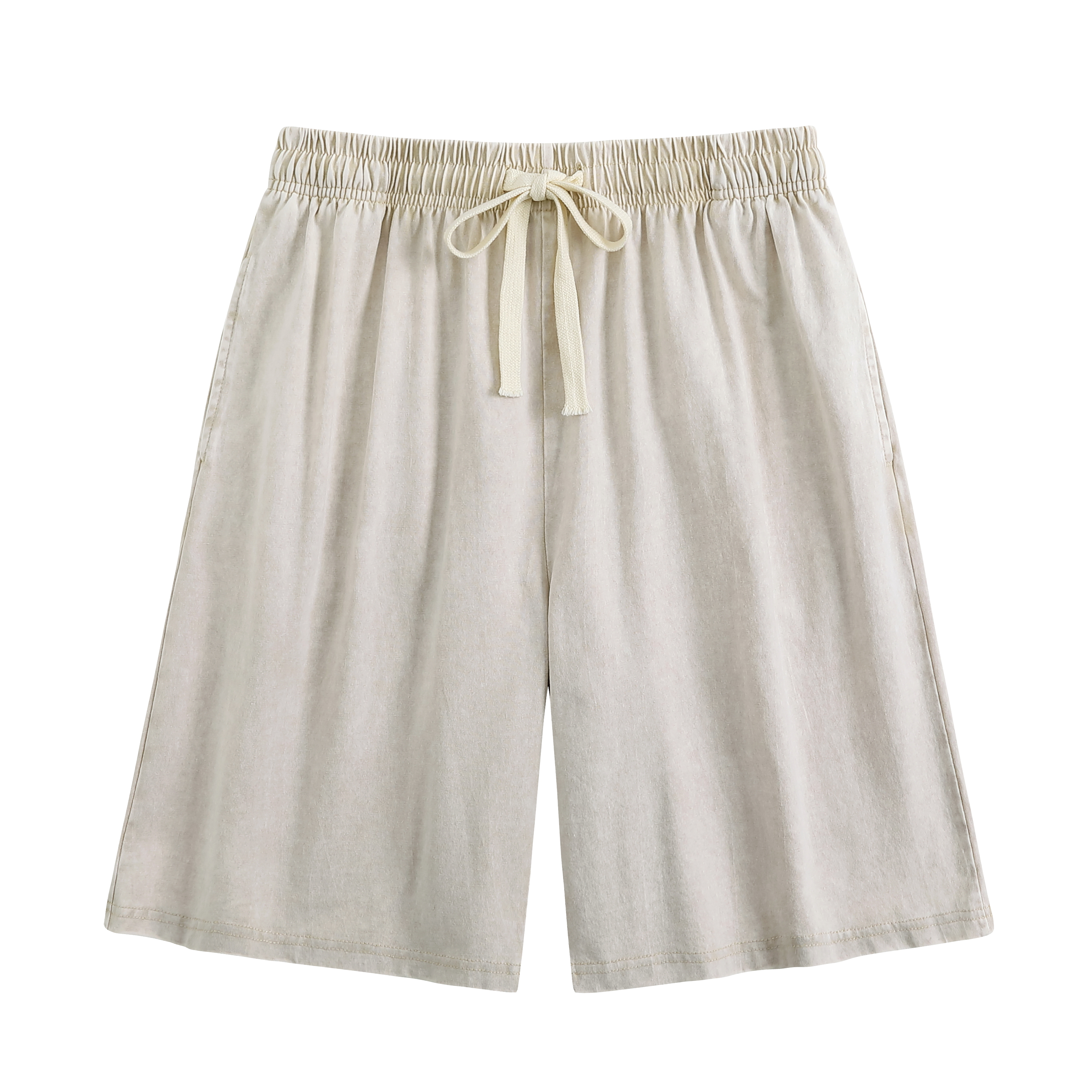 Men's Washed Drawstring Shorts