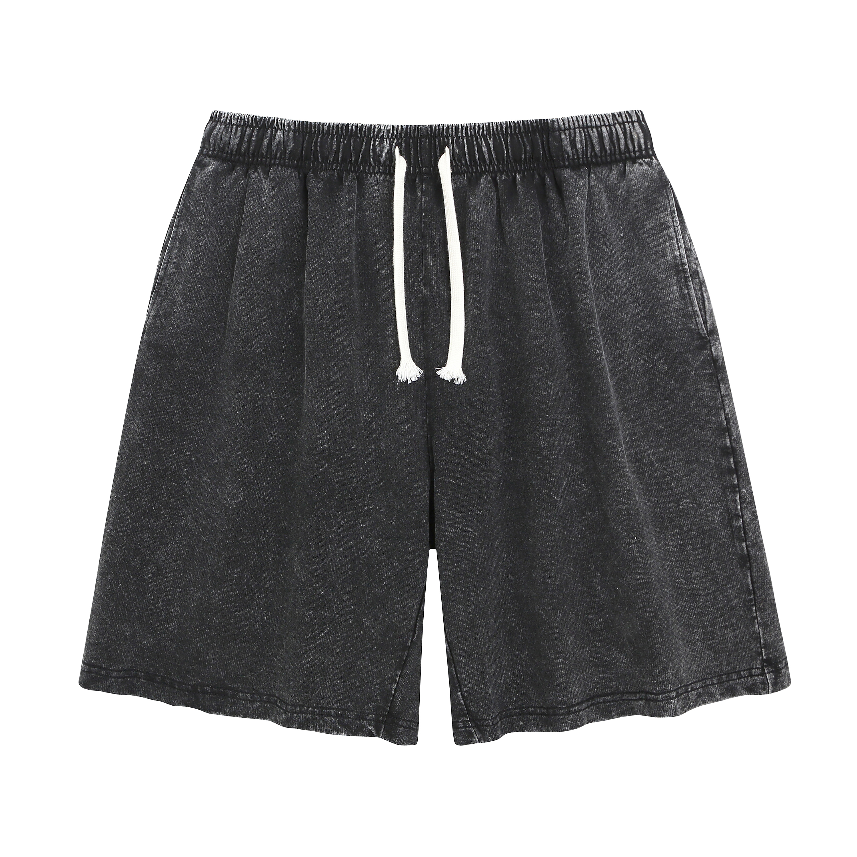Men's Washed Drawstring Shorts