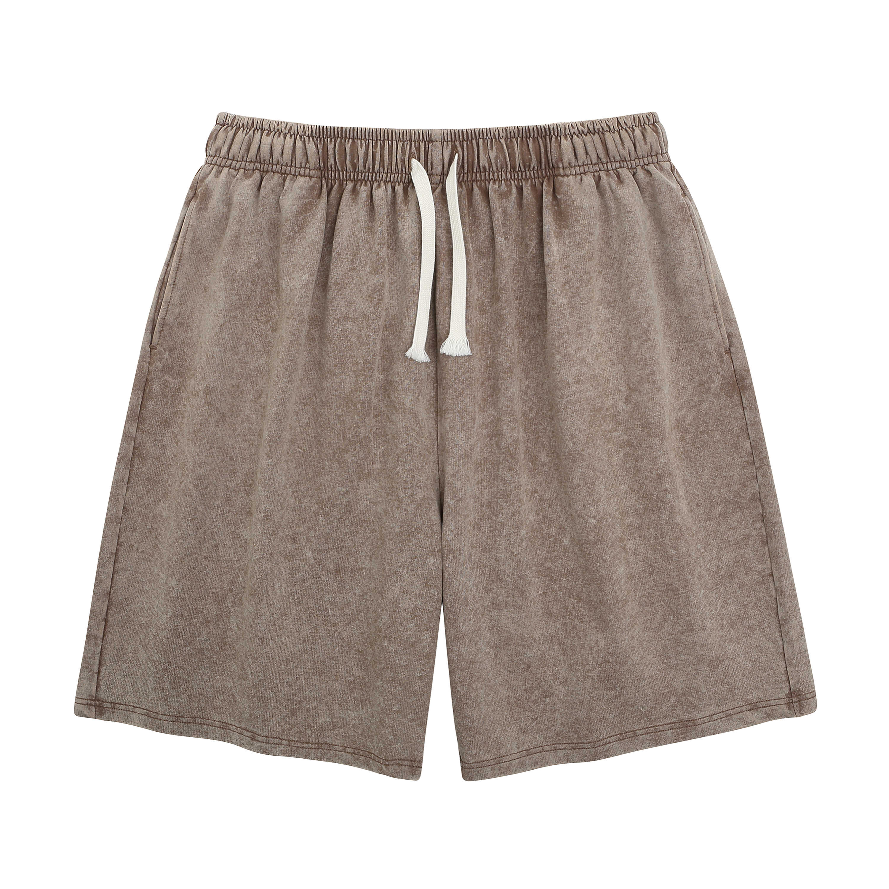 Men's Washed Drawstring Shorts