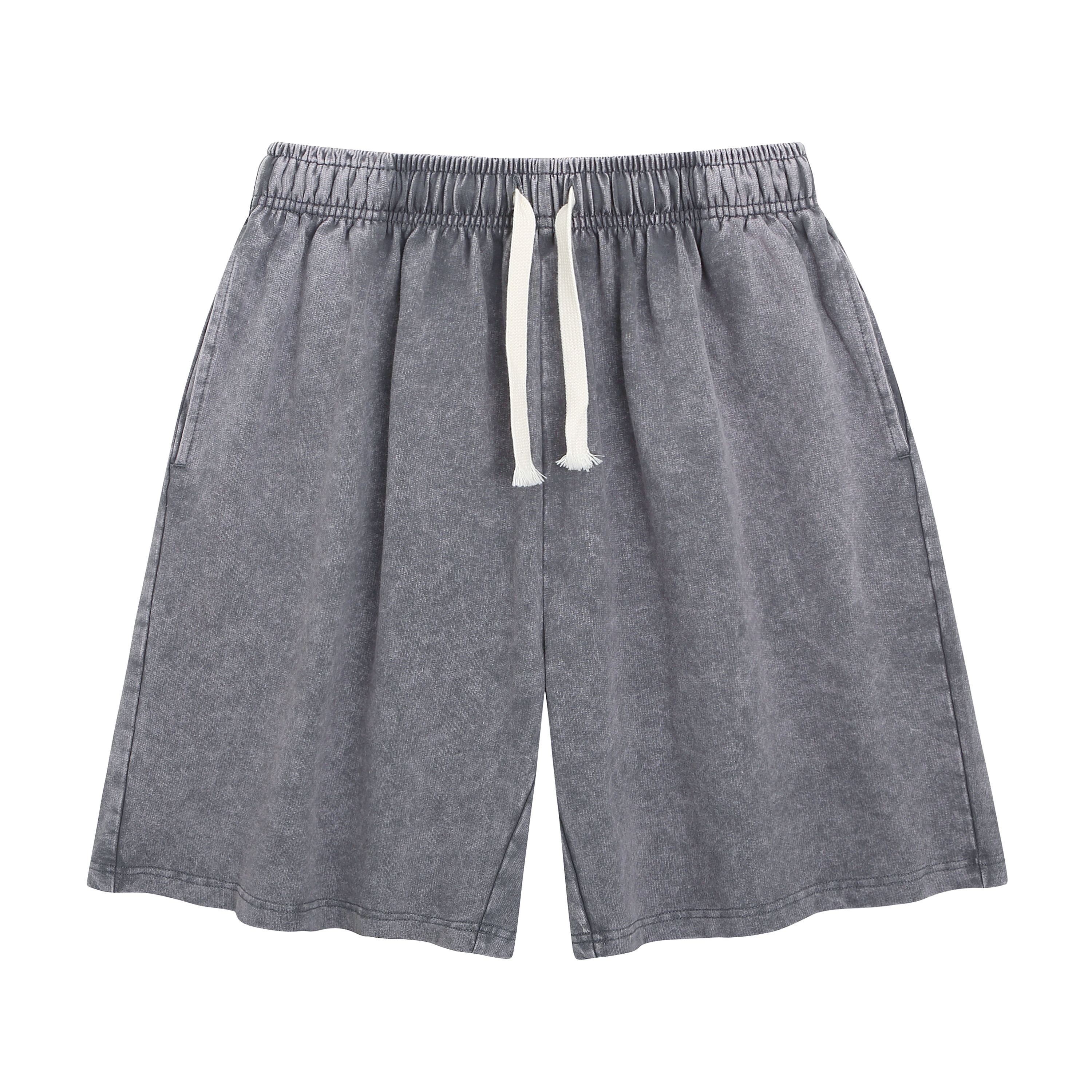Men's Washed Drawstring Shorts