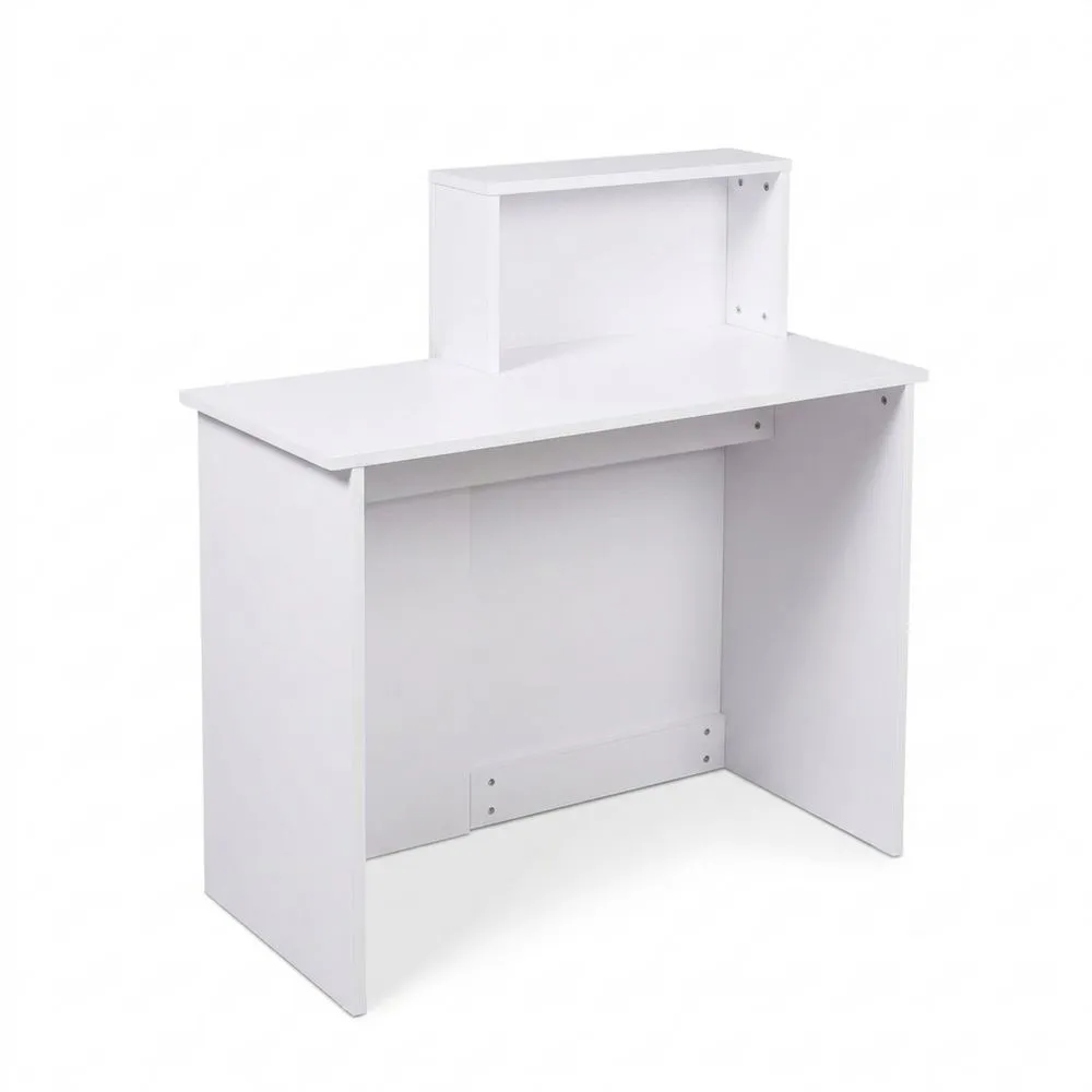 Mostrador de Recepción con Cajón y Estantes Abiertos