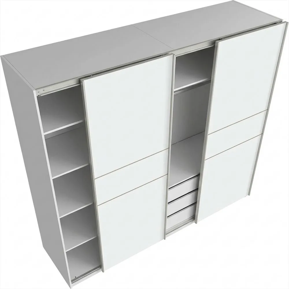 Armario de Puerta Corredera con Acabado Mate Laminar