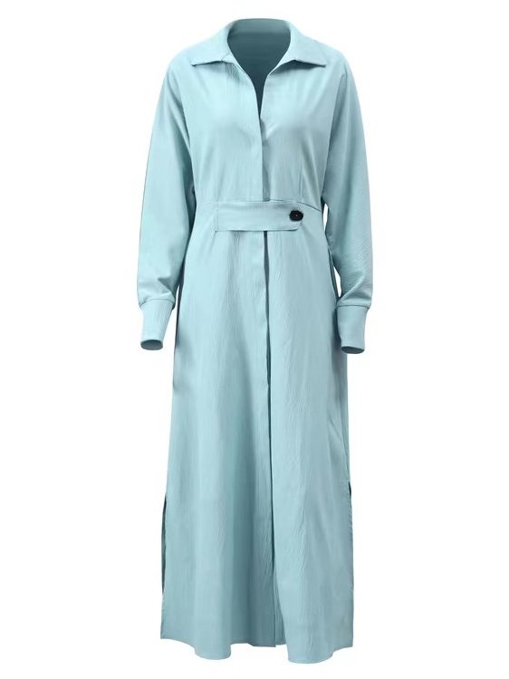 Simple Regular Fit Plain Dress