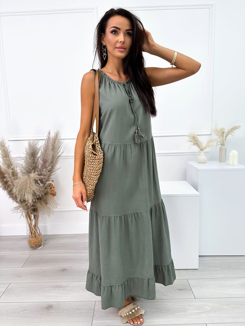 Khaki Sukienka Oversize