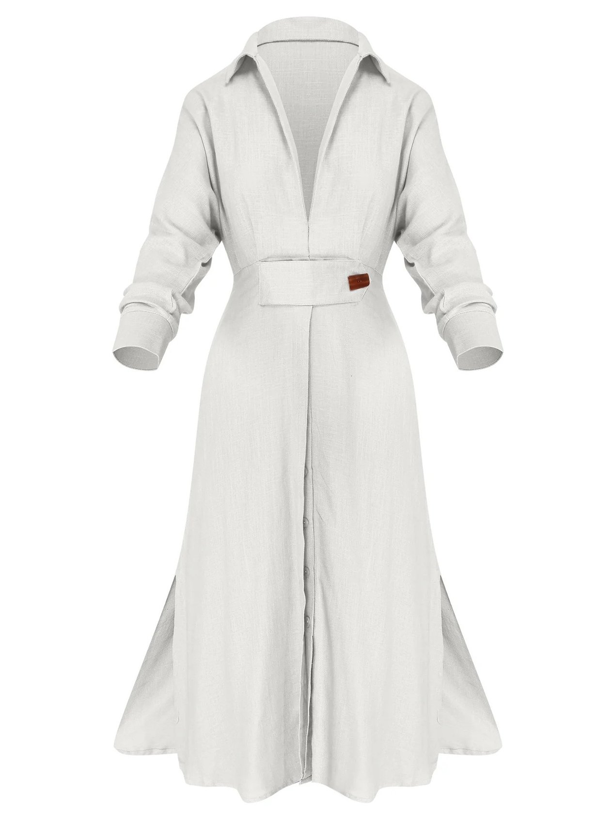 Simple Regular Fit Plain Dress