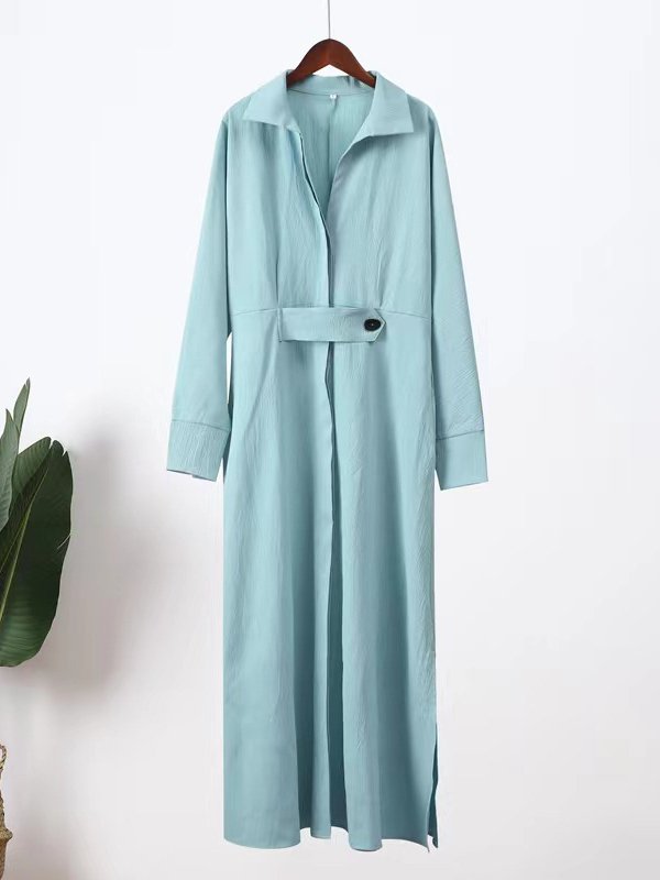 Simple Regular Fit Plain Dress