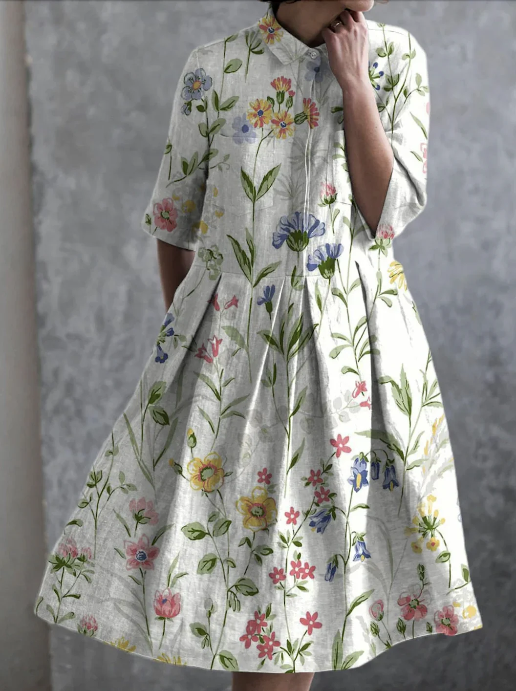 Casual Floral Dress