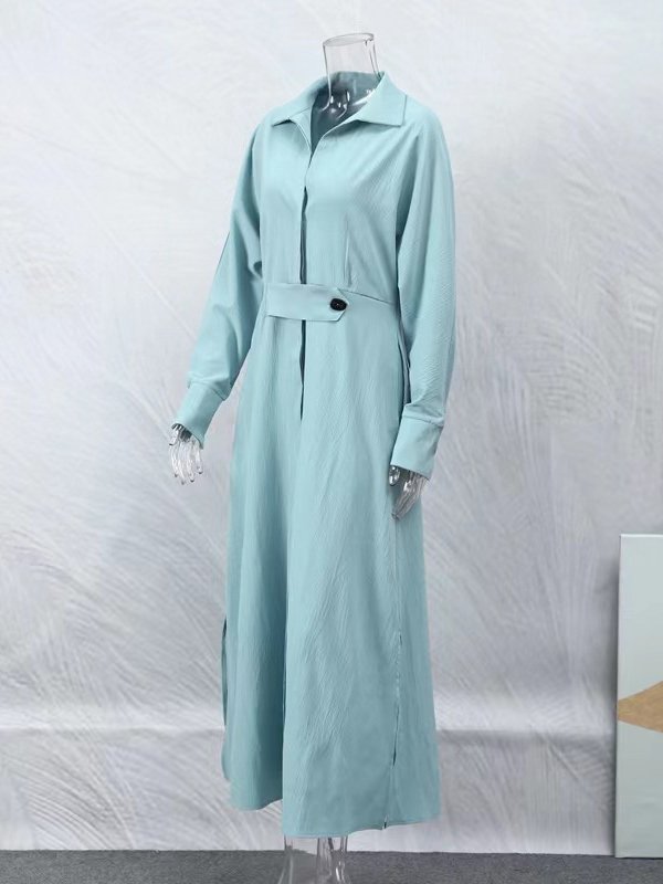Simple Regular Fit Plain Dress