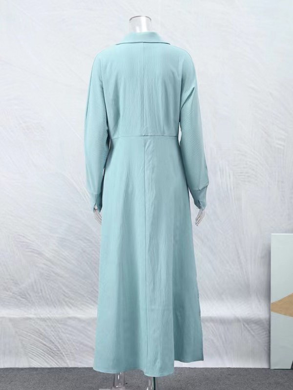Simple Regular Fit Plain Dress