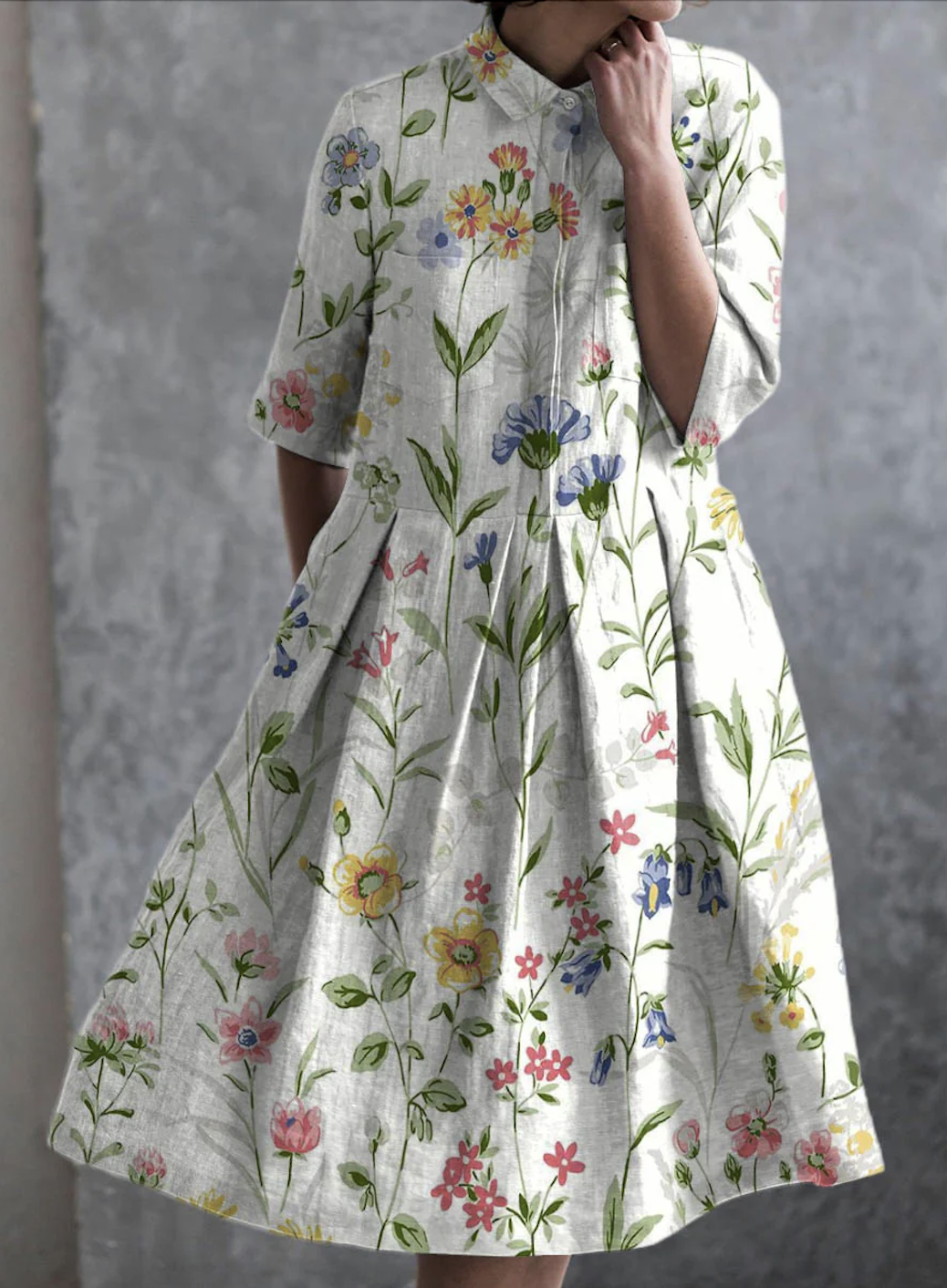 Casual Floral Dress