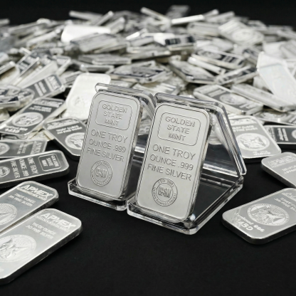 1 oz. Golden State Mint Silver Bar .999 Fine