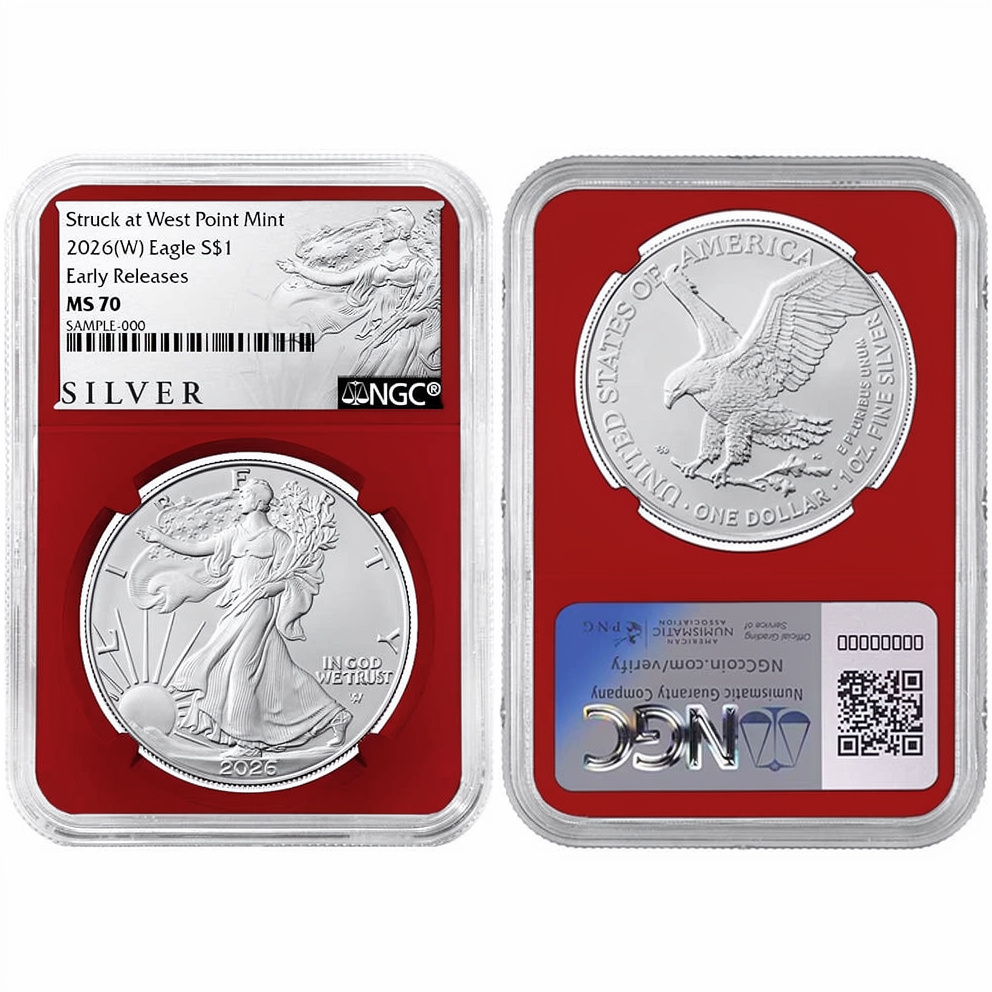 2026 1oz American Silver Eagle NGC MS70