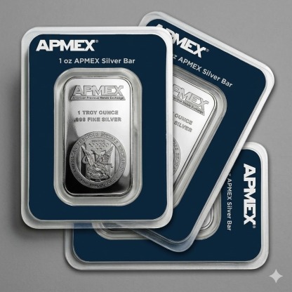 Last Day 60% OFF🔥🦅1 oz Silver Bar - APMEX (TEP)