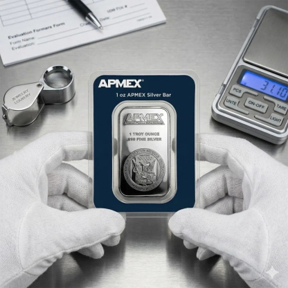 Last Day 60% OFF🔥🦅1 oz Silver Bar - APMEX (TEP)