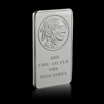 🔥Last Day Promotion 70% OFF🔥Buffalo Silver Bar | Silvertowne Mint 999 Silver Bar
