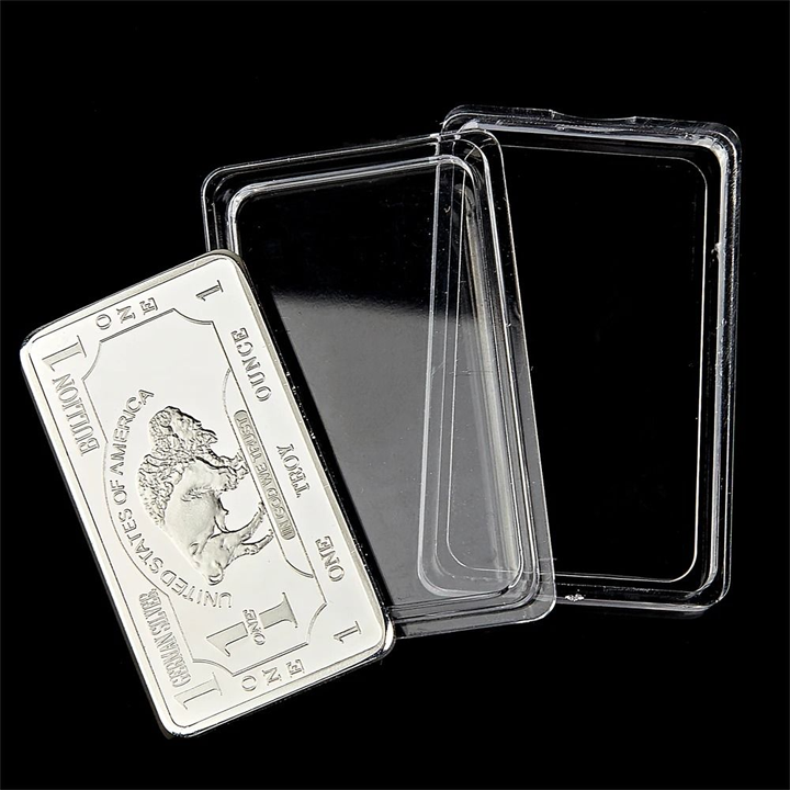Buffalo Commemorative Silver Bar - 1 oz One Troy Ounce .999 Fine German Silver Bar