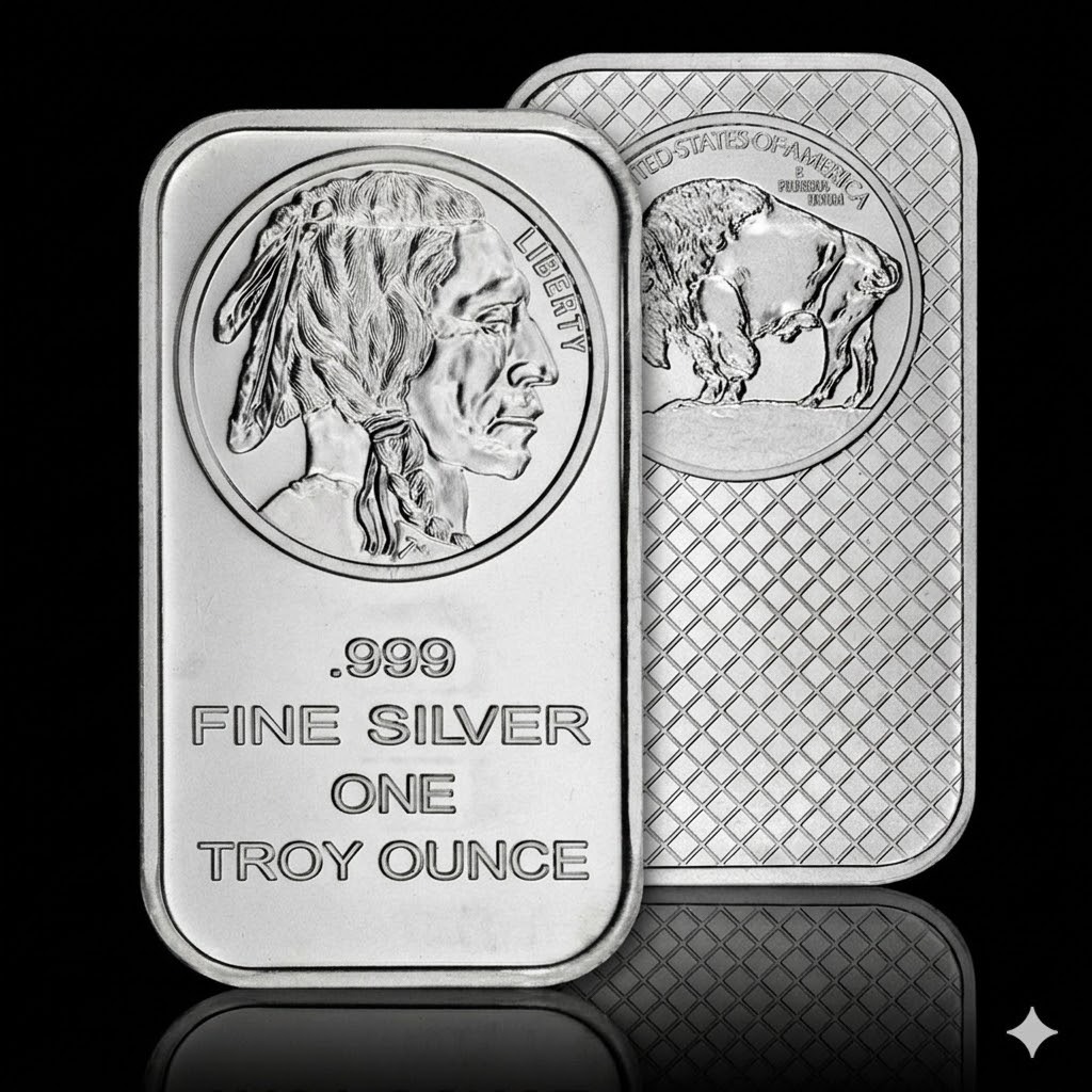 🔥Last Day Promotion 60% OFF🔥1 Troy oz Buffalo .999 Fine Silver Bar Sealed