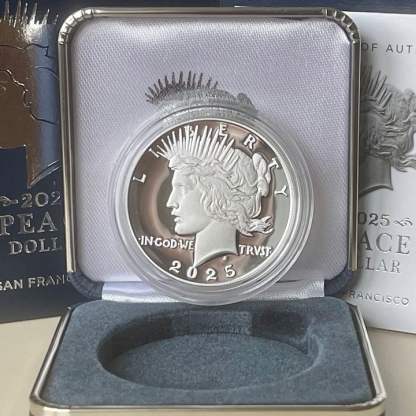 2025 Peace Silver Dollar Proof Coin - A Testament to Resilience and Hope