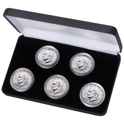 1971-1976 40% Silver Clad Eisenhower Dollar Set