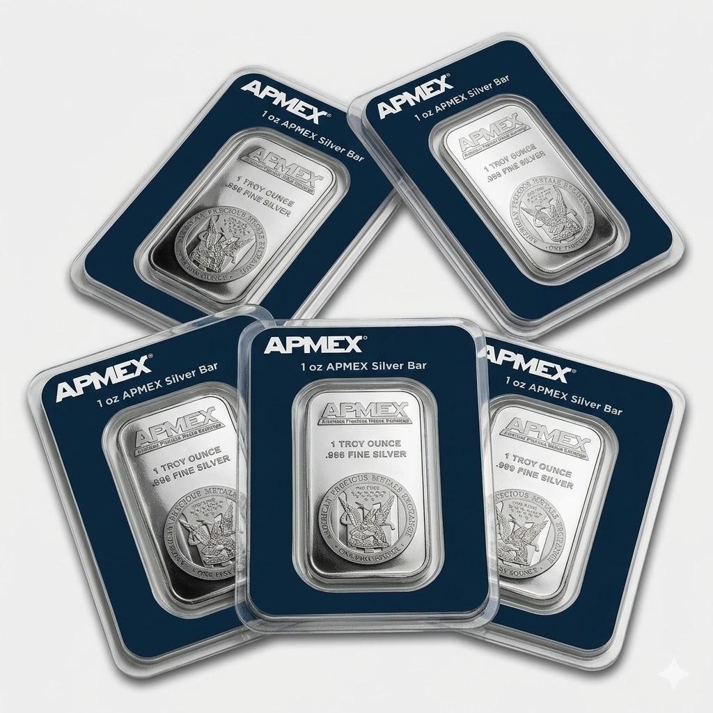 Last Day 60% OFF🔥🦅1 oz Silver Bar - APMEX (TEP)