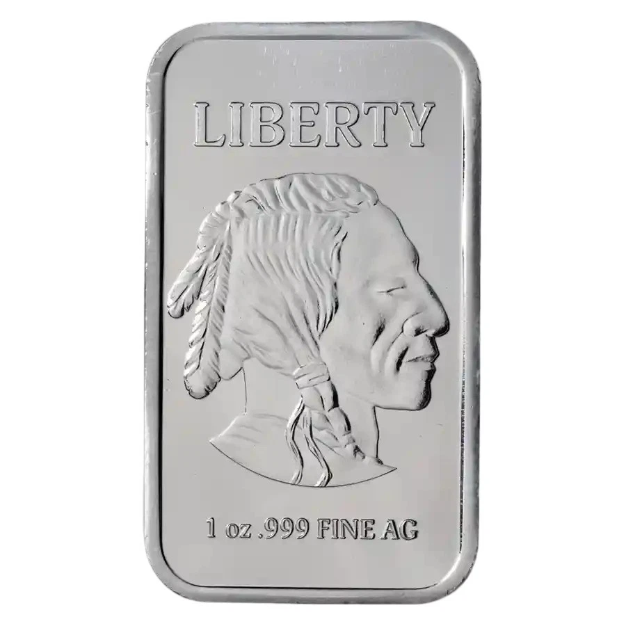 🔥Last Day Promotion 60% OFF🔥1 oz Silver Buffalo Design Bar .999 Fine Silver