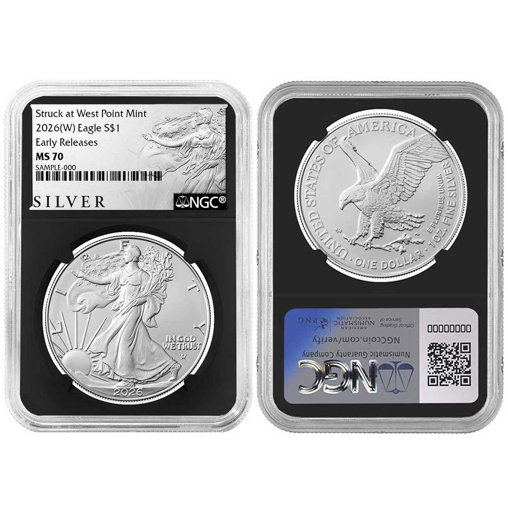 2026 1oz American Silver Eagle NGC MS70