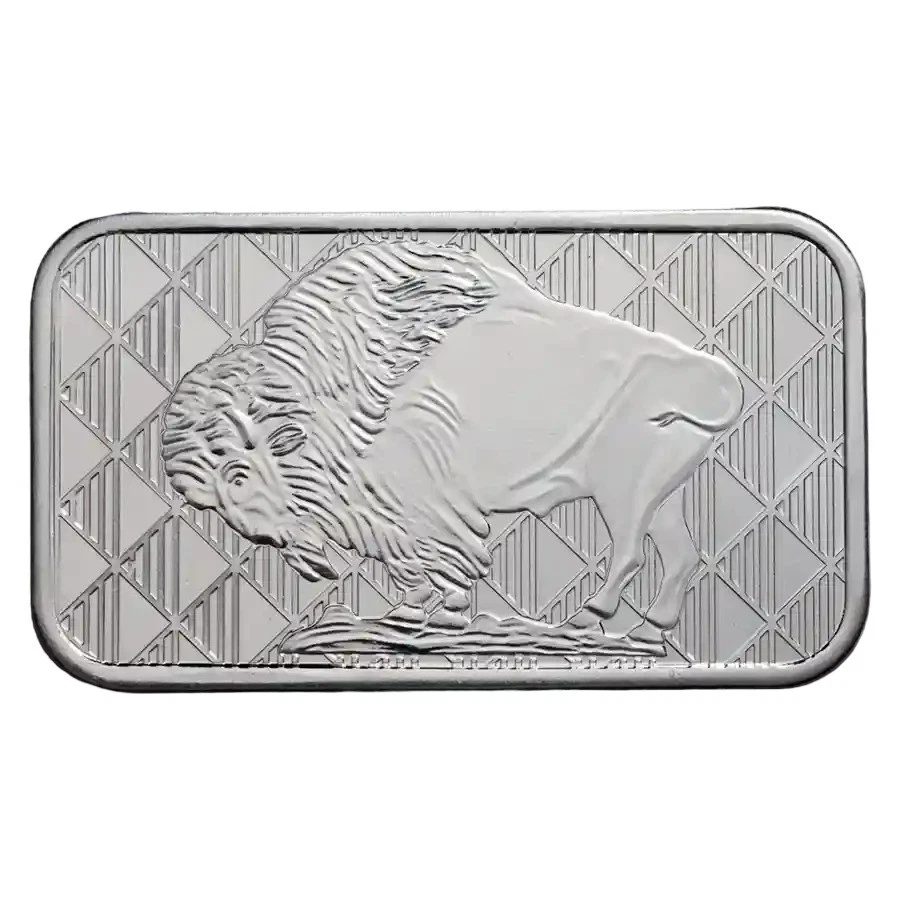 🔥Last Day Promotion 60% OFF🔥1 oz Silver Buffalo Design Bar .999 Fine Silver