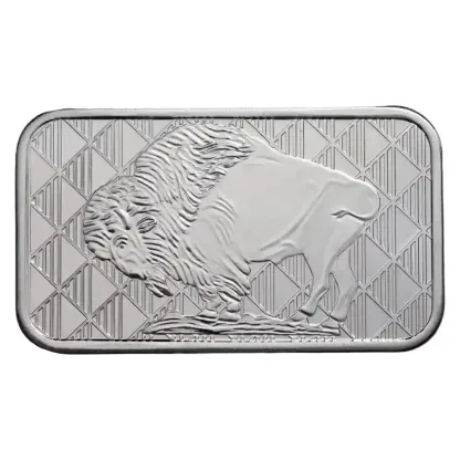 🔥Last Day Promotion 60% OFF🔥1 oz Silver Buffalo Design Bar .999 Fine Silver