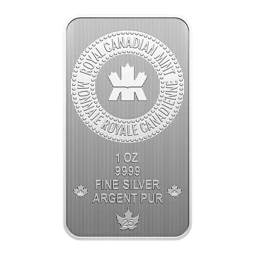 🍁2025 CANADA PREMIUM SILVER BULLION RCM Assay Packaging 1oz .9999 Silver Bar