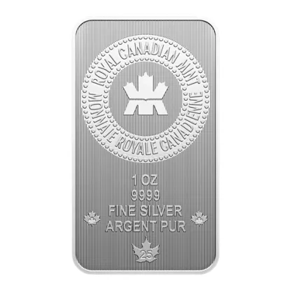 🍁2025 CANADA PREMIUM SILVER BULLION RCM Assay Packaging 1oz .9999 Silver Bar