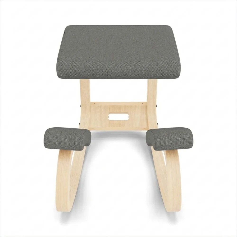 Silla ergonómica de madera para oficina y estudio