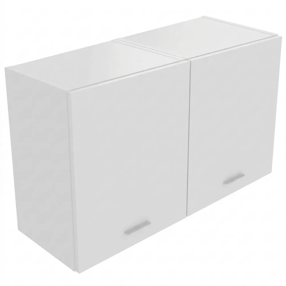 Armarios Colgantes Modernos Blancos, 2 Piezas, Madera Reconstituida, 50x31x60 cm