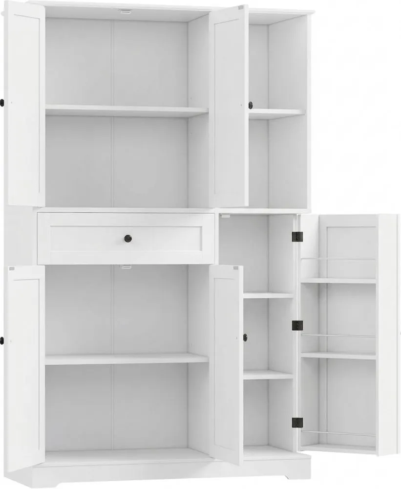 Armario de Cocina Grande con Estantes y Cajón