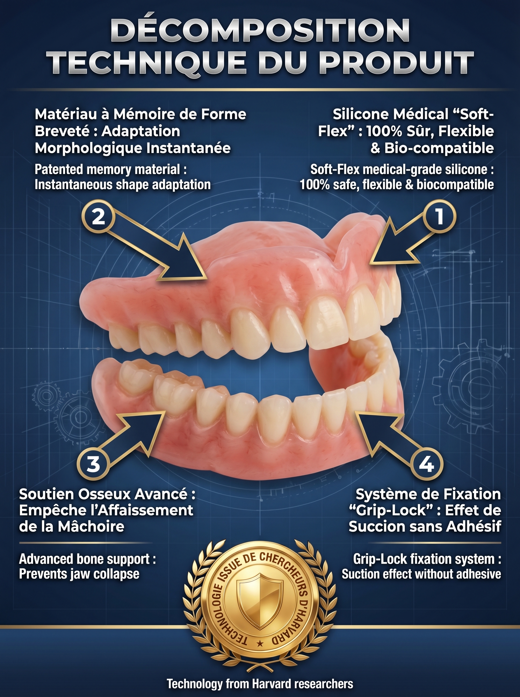 ⭐Transformez votre sourire en 30 secondes : La Prothèse en Silicone Souple n°1 en France