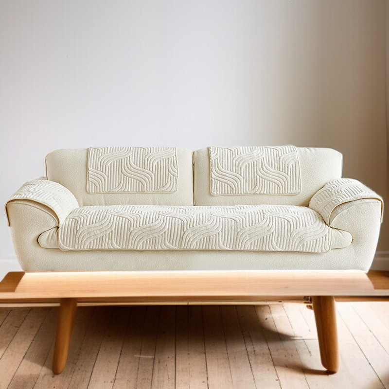 Comfortable Cotton Velvet Sofa Sofa Cushion Household Breathable Back AntiSlip Particles AntiSlip