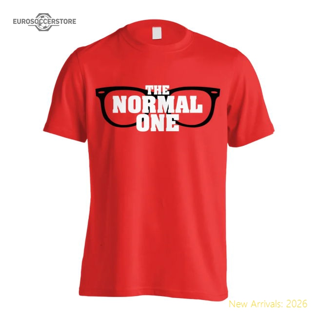 Jurgen Klopp The Normal One T-Shirt (Red)-Vantage Point Soccer
