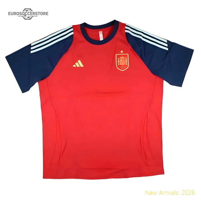 2024-2025 Spain Training Tee (Red)-Vantage Point Soccer