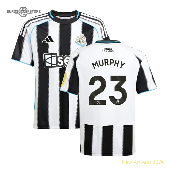 2025-2026 Newcastle Home Shirt (Kids) (Murphy 23)-Vantage Point Soccer